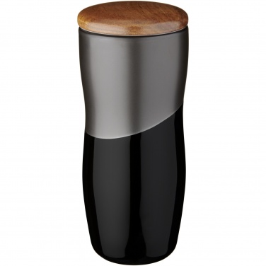 Logotrade Geschäftsgeschenke das Foto: Reno 370 ml doppelwandiger Keramikbecher