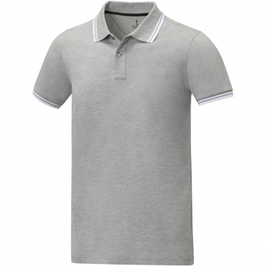Logotrade Geschäftsgeschenke das Foto: Amarago Polo mit abgesetztem Rand für Herren