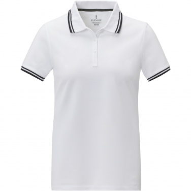Logotrade Firmengeschenke das Foto: Amarago Polo mit abgesetztem Rand für Damen