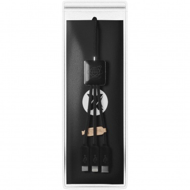 Logotrade Geschäftsgeschenke das Foto: SCX.design C45 5-in-1 rPET-Ladekabel mit Datentransfer