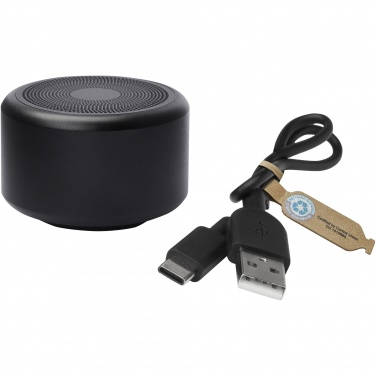 Logotrade Firmengeschenke das Foto: Rise 3 W Mini-Bluetooth®-Lautsprecher aus recyceltem RCS Aluminium 