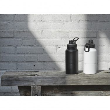 Logotrade Firmengeschenke das Foto: Dupeca 840 ml RCS-zertifizierte Isolierflasche aus Edelstahl 