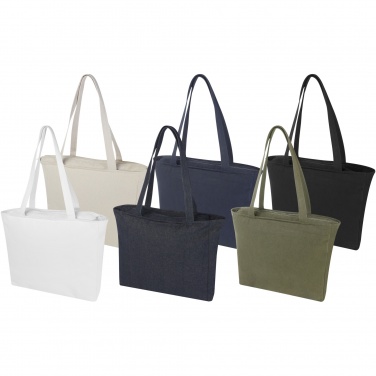 Logotrade Werbeartikel das Foto: Weekender 500 g/m²  Aware™ recycelte Tragetasche