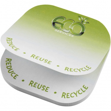 Logotrade Geschäftsgeschenke das Foto: Sticky-Mate® recycelte Haftnotizen mit runden Ecken