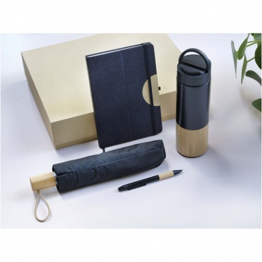 Logotrade Werbegeschenke das Foto: Carmen A5 Hardcover Notizbuch und Kugelschreiber Set