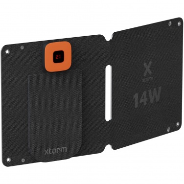 Logotrade Firmengeschenke das Foto: Xtorm XR2S14 SolarBooster 14W faltbares Solarpanel