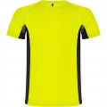 Shanghai Sport T-Shirt für Kinder, Fluorgelb / Tiefschwarz