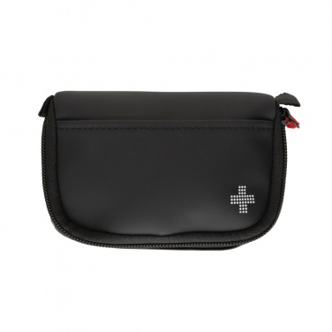 Logotrade Werbeartikel das Foto: Kleines Erste-Hilfe-Set in RCS recycelter Nubuk-PU Tasche