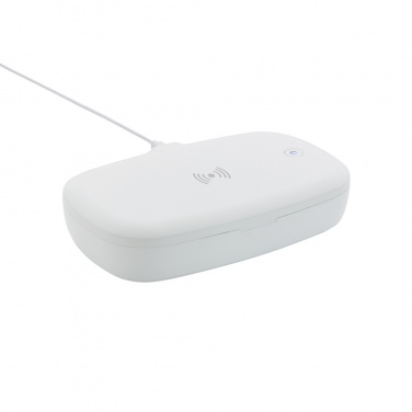 Logotrade Firmengeschenke das Foto: UV-C Sterilisations-Box mit 5W Wireless Charger