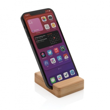 Logotrade Werbegeschenke das Foto: Bambus Smartphone-Halter XD
