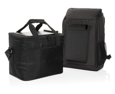 Logotrade werbemittel das Foto: Pedro AWARE™ RPET Deluxe Kühltasche mit 5W Solar Panel