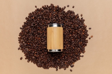 Logotrade werbemittel das Foto: Bambus Coffee-To-Go Becher