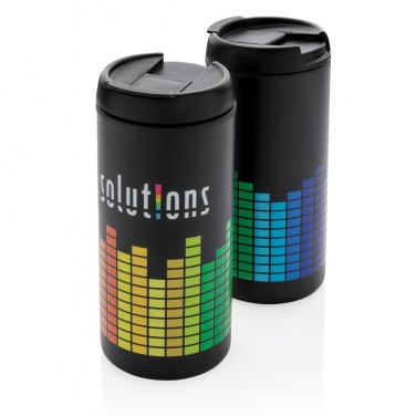 Logotrade Firmengeschenke das Foto: Metro Becher Becher aus RCS recyceltem Stainless-Steel