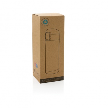 Logotrade Geschäftsgeschenke das Foto: Easy-Lock Vakuum-Becher aus RCS recyceltem Stainless-Steel