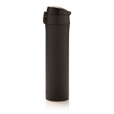 Logotrade Werbeartikel das Foto: Easy Lock Vakuum-Flasche aus RCS recyceltem Stahl