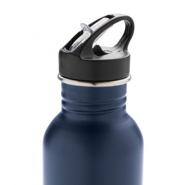 Logotrade Werbegeschenke das Foto: Deluxe Sportflasche aus Edelstahl