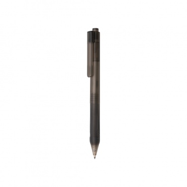 Logotrade Werbegeschenke das Foto: X9 Stift gefrostet mit Silikongriff