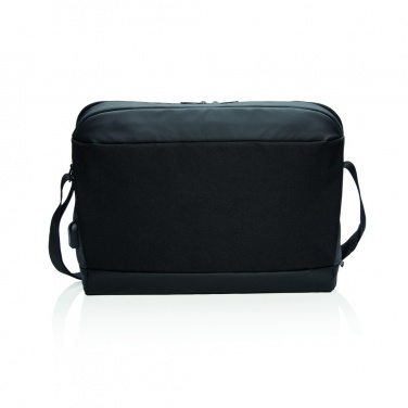 Logotrade Firmengeschenke das Foto: Madrid RFID USB 15.6" Laptoptasche, PVC-frei