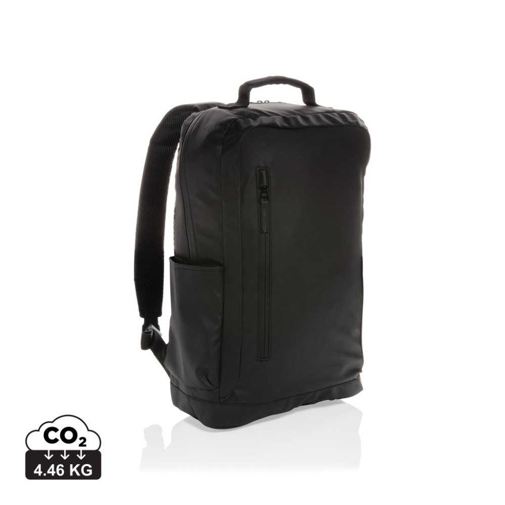 Logotrade Firmengeschenke das Foto: Fashion schwarzer 15.6" Laptop-Rucksack, PVC-frei
