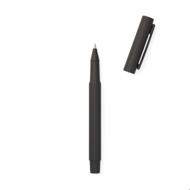 Logotrade Logogeschenke das Foto: VINGA Baltimore Stift aus RCS recyceltem Stainless-Steel