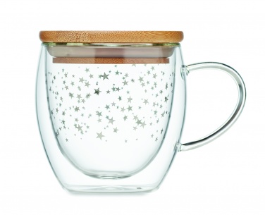 Logotrade Firmengeschenke das Foto: Becher Borosilikatglas Stern