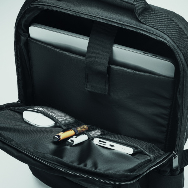Logotrade Werbeartikel das Foto: Laptop Rucksack 300D RPET