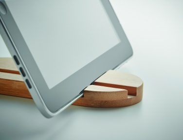 Logotrade Werbegeschenke das Foto: Tablet/Phone Halter Bambus