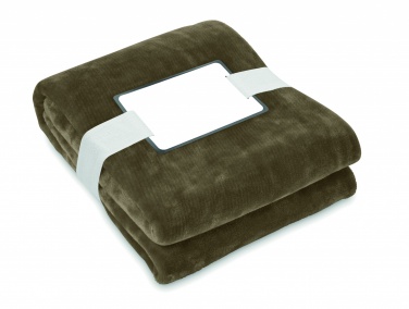 Logotrade Logogeschenke das Foto: RPET-Flanell Fleece-Decke