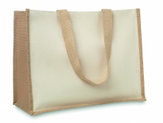 Jute/Canvas Shopper 