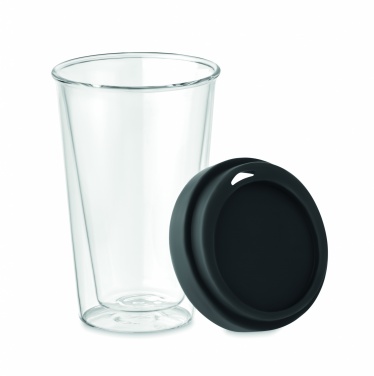 Logotrade Firmengeschenke das Foto: Borosilikat Trinkglas 350ml
