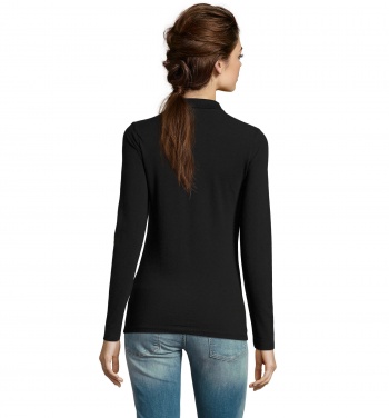 Logotrade Logogeschenke das Foto: PERFECT DAMEN LSL POLO  180