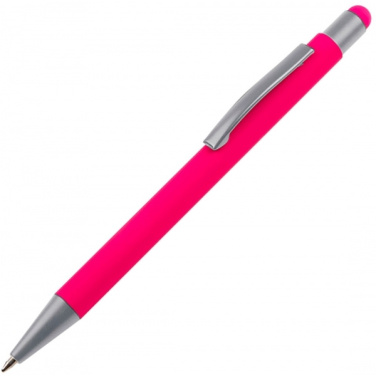 Logotrade Geschäftsgeschenke das Foto: Metall Kugelschreiber Touchpen Soft Touch SALT LAKE CITY