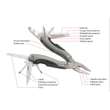 Logotrade werbemittel das Foto: Multitool ARMADOR NEU Schwarzwolf