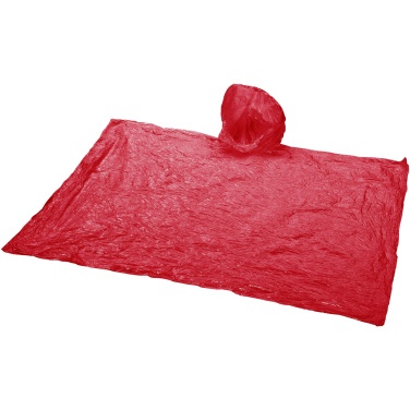 Logotrade Firmengeschenke das Foto: Xina Regenponcho in ballförmiger Hülle mit Schlüsselanhänger