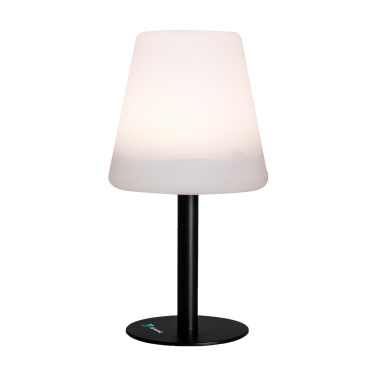 Logotrade Geschäftsgeschenke das Foto: Gusta Solar Tischlampe