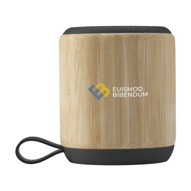 Logotrade Geschäftsgeschenke das Foto: Kabelloser Timor Bamboo-Lautsprecher