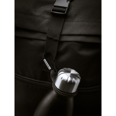 Logotrade Werbegeschenke das Foto: Bottle Carabiner Trageschlaufe für Trinkflasche