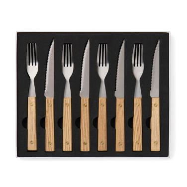 Logotrade Firmengeschenke das Foto: VINGA Paso 8-teiliges Grill-Besteck-Set
