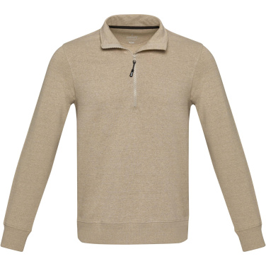 Logotrade Geschäftsgeschenke das Foto: Tin Aware™ Pullover mit Half-Zip Reißverschluss aus recyceltem Material Unisex 