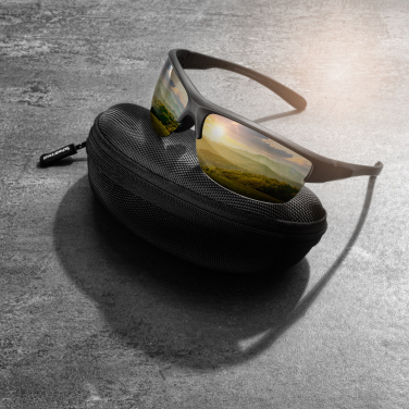 Logotrade Logogeschenke das Foto: Polarisierte Sonnenbrille MANASLU Schwarzwolf