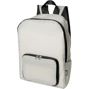 Logotrade Logogeschenke das Foto: EcoFold faltbarer RPET Rucksack 15 L