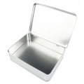 Metallbox 18x12,6x4 cm, mehrfarbig (gelb und blau)