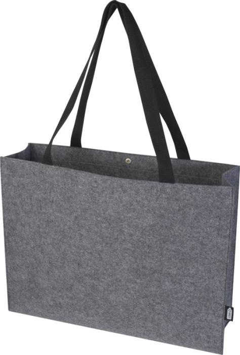 Logotrade werbemittel das Foto: Felta Tragetasche mit Zwickel aus recyceltem GRS-Filz 20 L
