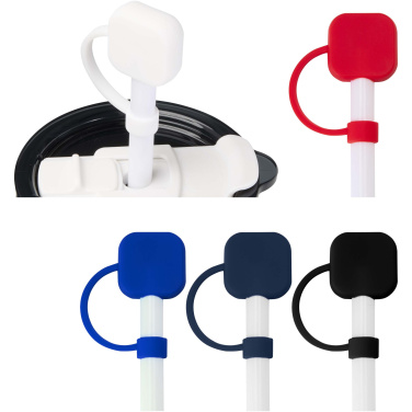 Logotrade werbemittel das Foto: Sip Trinkhalm Abdeckung aus Silikon