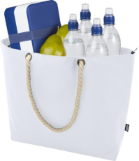Panama Strandkühltasche mit Kordelgriffen aus recyceltem GRS-Material