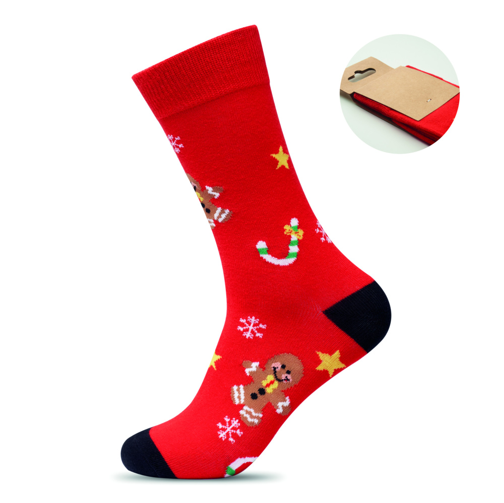 Logotrade Geschäftsgeschenke das Foto: Weihnachtssocken L