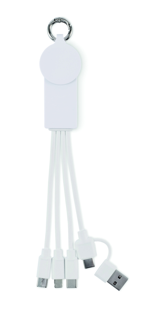 Logotrade Firmengeschenke das Foto: 2in1 Ladekabel Typ-C