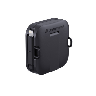 Logotrade Logogeschenke das Foto: Urban Vitamin San Jose 100W-Halter mit einziehbarem Kabel