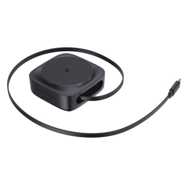 Logotrade Werbeartikel das Foto: Urban Vitamin Goleta 2-in-1 15W Magnetic Wireless Charger