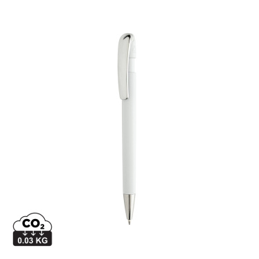 Logotrade Logogeschenke das Foto: Glide GRS-zertifizierter rABS Stift mit Metallclip